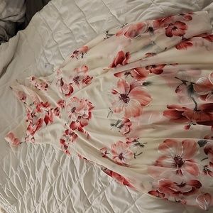 Midi floral dress